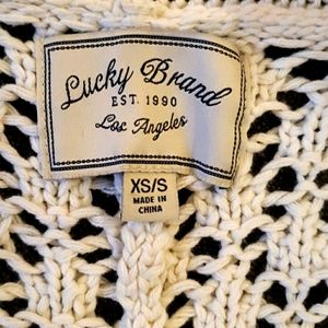 Lucky Brand boho open cardigan